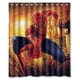 thumbnail image 1 of Cortina de ducha de Spiderman con diseño de héroe artístico, juego de cortinas de baño con ganchos, tamaño 60 x 72 pulgadas, 1 of 3