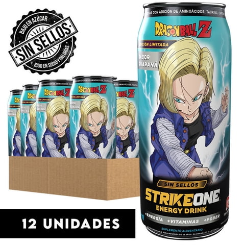 Strikeone - Bebida Energética 12 Unidades (473Ml) Dragon