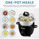 thumbnail image 2 of Hervidor de arroz Aroma Housewares Select, acero inoxidable, 1,2 L, ARC-753SGB, 2 of 7