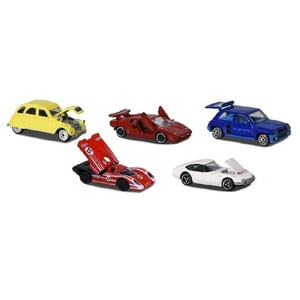 Total E-Commerce - Juguete Pack 5 Autos 1:62 Metalicos Vintage Infantil