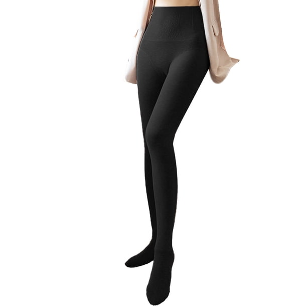 Medias de compresión lumbar alta para mujer, medias de compresión gruesas, térmicas y cálidas para invierno, 360 g