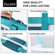 thumbnail image 4 of Bolso Tote Vulken 42 L de Malla con 9 Bolsillos – Turquesa, 4 of 7