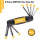 thumbnail image 3 of Juego de llaves Allen Topline, 25 piezas, plegables, SAE Metric Torx, 3 of 9
