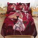 thumbnail image 1 of Hazbin Hotel Helluva Boss Bedding Set Duvet Cover Comfortable and Lightweight Cartoon Bedding 3 Piece Bed Set, 1 of 5