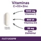 thumbnail image 2 of Vitaminas C + D3 + Zinc - Pack 3x90 Cápsulas Vegetales | NutraCore, 2 of 3