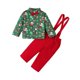 thumbnail image 1 of Conjunto De Traje Para Niños Con Camisa De Pajarita, Trajes Navideños Para Niños, Cosplay Para Niños, Manga Larga, Botones S, 1 of 5