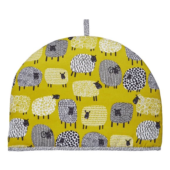 Tea Cosy Ulster Weavers Dotty Sheep Yellow 100% algodón