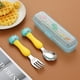 thumbnail image 5 of 304 Stainless Steel Dinosaur Baby Children's Portable Tableware Cartoon Spoon Fork Learning Training Chopsticks Fork Spoon Set, 5 of 5