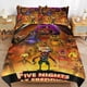 thumbnail image 1 of x550 Five Nights at Freddy's Bed Duvet Cover Microfiber Bedding Sets 3D Printed Lightweight 3 Piece Comforter Sets, 1 Duvet Cover And 2 Pillow Shams for Kids Boys Girls 90"x90" jn550, 1 of 5