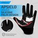 thumbnail image 3 of Guantes de receptor de fútbol americano APSICLO Adulto Talla Pequeña, agarre de silicona, negro, 3 of 7