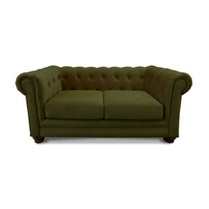 Latam Home - Sofa Florencia 2C Tela Velvet Verde