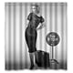 thumbnail image 1 of Cortina de ducha de Marilyn Monroe, juego de cortinas de baño con ganchos, tamaño 66 x 72 pulgadas, 1 of 3