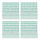 thumbnail image 1 of Uxcell 660 Pcs Pegatina de Diamante de Acrílico, 4 Tamaños 3/4/5/6mm Piedras de Gemas Autoadhesivas para la Cara Joyas Brillantes para Arte de Uñas Ropa de Manualidades, Verde Oscuro, 1 of 6