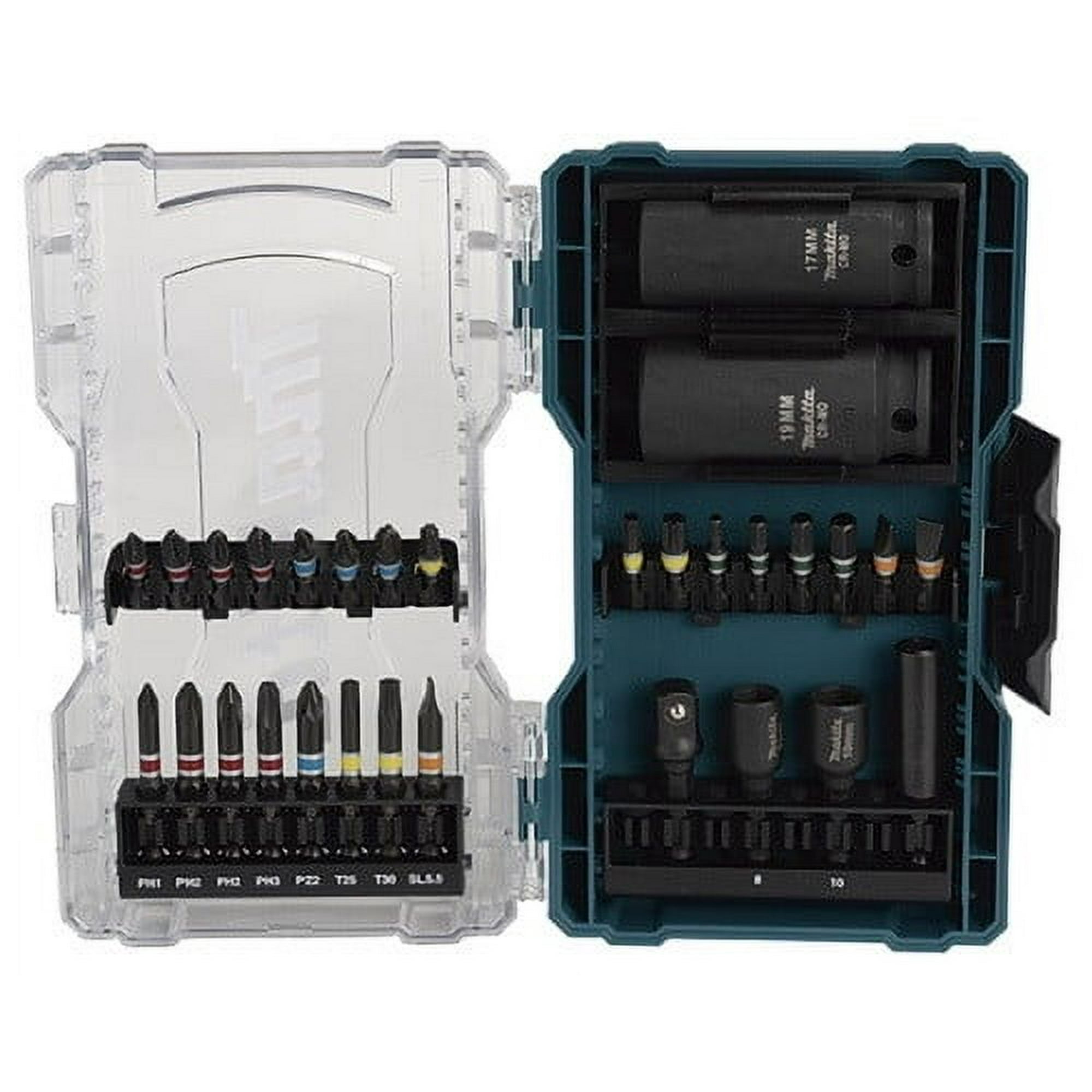 Makita - Set Puntas - Adaptadores Y Dados 30 Piezas