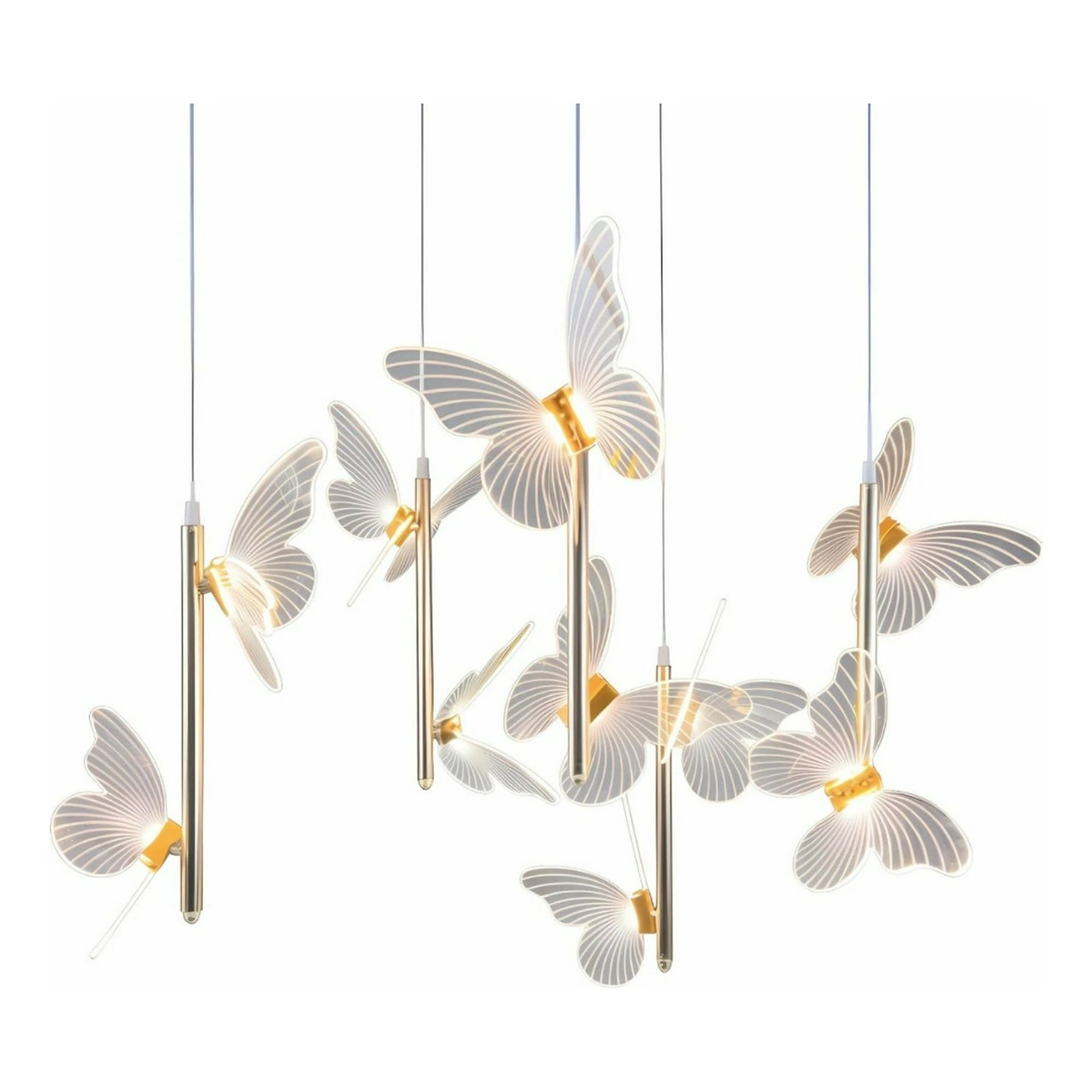 Genérico - Luces Decorativas Mariposa Colgante Techo Adorno Jhn