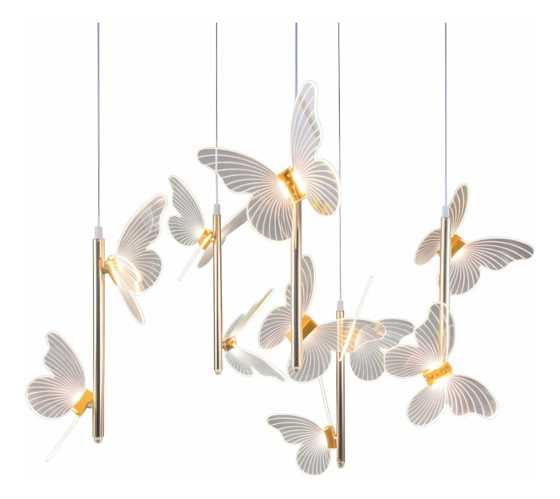 Genérico - Luces Decorativas Mariposa Colgante Techo Adorno Jhn