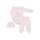 thumbnail image 1 of Conjunto 3 Piezas Little Mouse Rosa 100% Algodón Peruano - 3 Meses, 1 of 1