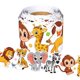 thumbnail image 1 of Borde decorativo para tablero de anuncios Leezead 20 m Tema de animales de la selva, 1 of 7