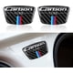 thumbnail image 1 of 2 pegatinas universales de fibra de carbono para coche, protectores de borde de puerta compatibles con BMW E90, F30, G20, G28, E60, F10, G30, G38, E70, E71, F15 y F16., 1 of 7
