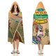 thumbnail image 3 of Los Thornberrys Manta Capa con Capucha Anti-Bolitas, Manta de Lana Ártica Suave, Manta Portátil de Felpa Ligera y Lujosa, Poncho para Siesta en Casa y Oficina, 100*130cm, 3 of 6