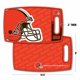 thumbnail image 2 of Tabla de cortar YouTheFan 36 cm x 23 cm NFL Browns, 2 of 5