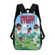 thumbnail image 1 of Presiona Start-theme Backpack, Campus style schoolbag Bookbag with Adjustable Shoulder Straps And Large Zip Compartment, Unisex Travel Bags., 1 of 6