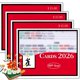 thumbnail image 1 of Cartas de Mahjong PureBristle 2026, letra grande, paquete de 4, 1 of 2