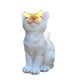 thumbnail image 1 of Estatua De Gato De Jardín, Figura De Resina Con Luz Alimentada Por Energía Solar Para Jardín De Paisaje, Color Blanco, 1 of 2