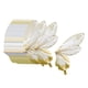 thumbnail image 4 of 80 Piezas De Papel De Regalo De Flores, Papel De Embalaje De Ala De Mariposa Para Cumpleaños, Dorado, 4 of 5