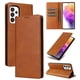 thumbnail image 1 of Funda Cartera para Samsung Galaxy A73 5G con Ranuras Tarjetas y Soporte - Protección Completa Marrón, 1 of 5
