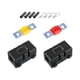 thumbnail image 2 of Bloque de portafusibles ANS para coche profesional Durable a prueba de humedad impermeable a prueba de salpicaduras multipropósito para caravanas vehí 2 juegos 60A, 2 of 5