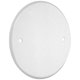thumbnail image 1 of Placa ciega redonda metálica blanca TayMac LPB3325 de 12,7 cm, 1 of 7