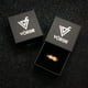 thumbnail image 3 of Anillo de Carburo de Tungsteno Golden Brick Talla 9 USA Hombre, 3 of 3