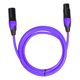 thumbnail image 2 of Cable De Audio XLR Macho A Hembra Para Micrófono Cable De Consola De Sonido Púrpura 3m, 2 of 5