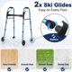 thumbnail image 4 of Andador Plegable HOLYHEAL de Aluminio Capacidad 159 kg Azul, 4 of 7