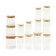 thumbnail image 1 of Set 13 Frascos Contenedores Tarros Vidrio Con Tapa Bambu, 1 of 3