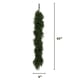thumbnail image 2 of Guirnalda de cedro artificial casi natural de 1,5 m, color verde, 2 of 9