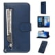 thumbnail image 1 of Funda con Cremallera para Samsung Galaxy S20 5G, Carcasa Cartera de Cuero PU con Soporte y Tarjetero, 1 of 4
