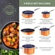 thumbnail image 2 of Juego De Utensilios De Cocina Healthy Duralon Blue Ceramic 9 Piezas, 2 of 9