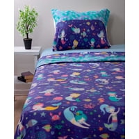 Genérico - Sabana Polar Sirena Infantil Plaza Y Media