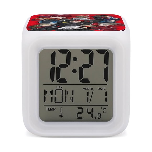 Reloj Despertador Digital Desmarcar Persona 5 Royal Multicolor