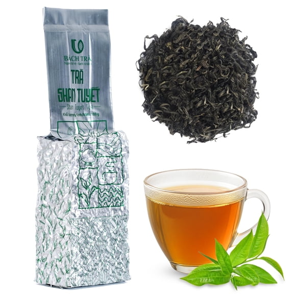 Té BACH TRA Snowshan Blanco en Hoja Suelta 100 g – Vietnam