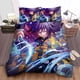 thumbnail image 1 of Demon Slayer Giyu Tomioka Digital Artwork Quilt Duvet Cover Set Comforter Cover3-Piece Bedding Set, 1 of 5