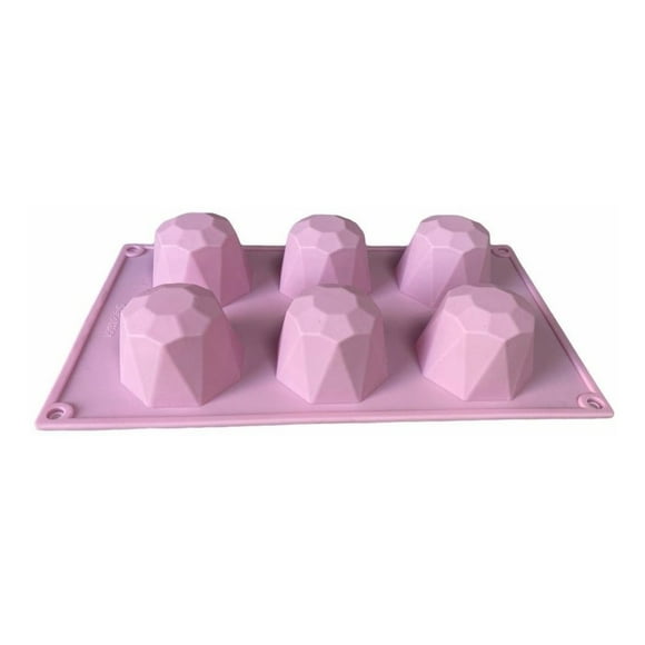 Molde De Silicona Moldes Silicona Dulces 6 Cavid Geométrico