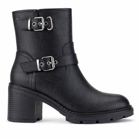 Botin Negro Mujer Casual Chalada Treni