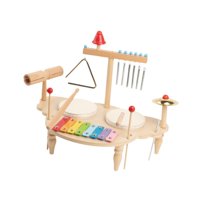 Magideal - Juego De Batería Para Niños, Instrumento Musical Para Bebé, Xilófono, Juguete Musical Montessori Para Niños De 3, 4, 5 Y 6 Años, Regalo De Cumpleaños