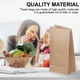 thumbnail image 4 of Bolsas de papel kraft multiusos para comestibles y almuerzo, bolsas de papel marrón para compras, almacenamiento, botes de basura pequeños y más, 50 unidades, 4 of 6