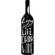 thumbnail image 1 of Decomural Enjoy Life Drink Wine Kitchen WS-46178, 1 of 2