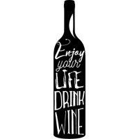 Rienda Libre Graphics - Decomural Enjoy Life Drink Wine Kitchen Ws-46178