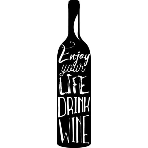 Rienda Libre Graphics - Decomural Enjoy Life Drink Wine Kitchen Ws-46178